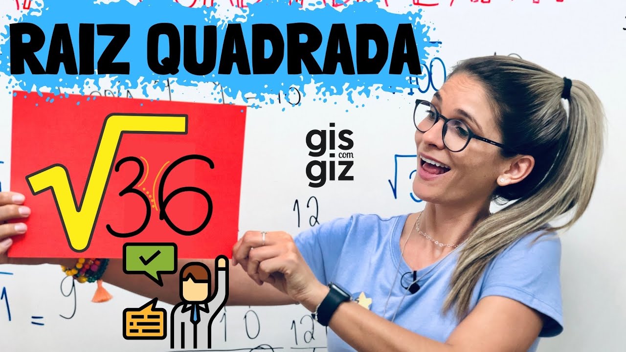 Aprenda a Resolver Problemas de Raiz Quadrada com Prof. Gis - 6º Ano 📚