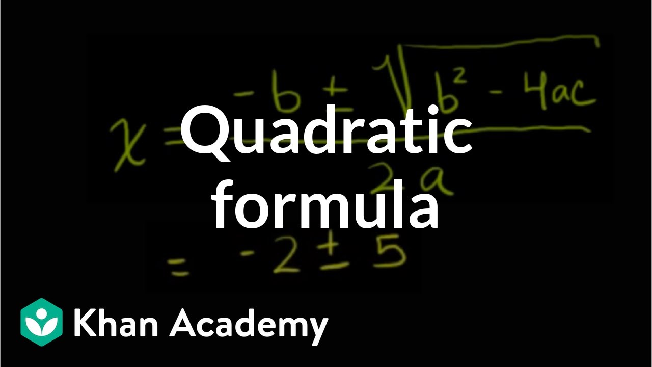 Using the Quadratic Formula | Polynomial and Rational Functions | Algebra II