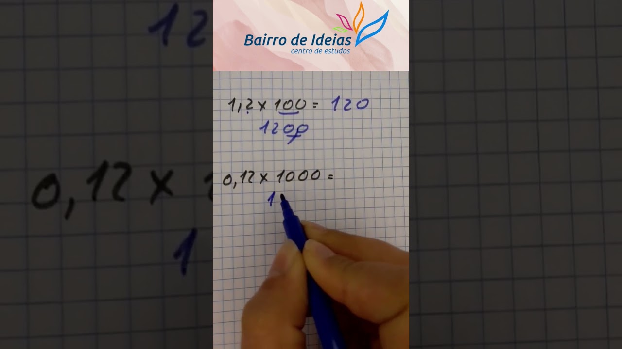 Multiplicando por 100 ou 1000 de forma fácil 🚀