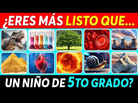 ¿Cuánto Sabes? 🤓 50 Preguntas de PRIMARIA 👀🧠📚 Quiz de Cultura General