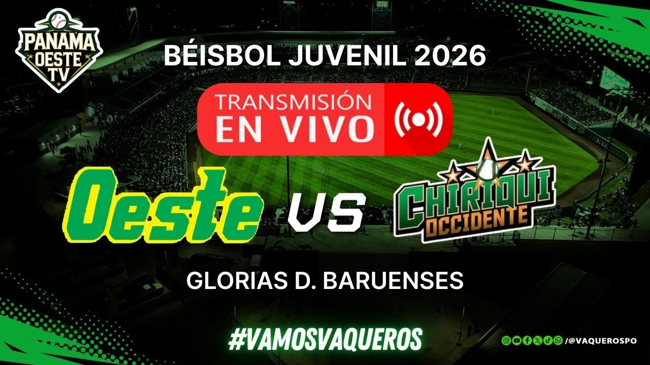 Oeste vs Occidente | Juvenil Baseball 2026 ⚾