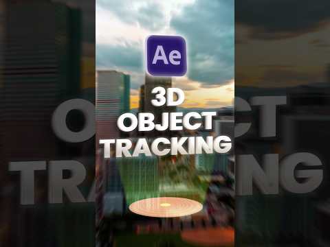 3D Camera Tracking After Effects | Object Tracking #tutorial #aftereffects