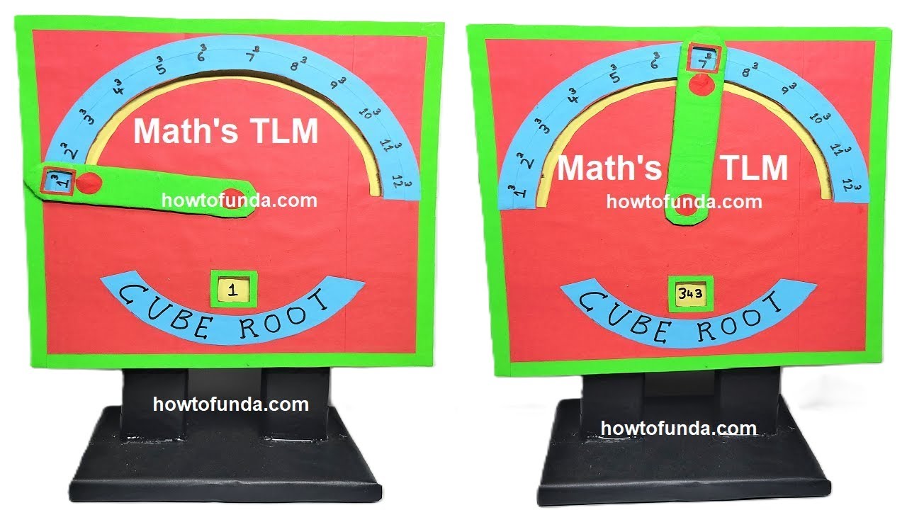 DIY Cube Root Math Working Model | Easy Science Project for Students 🧮