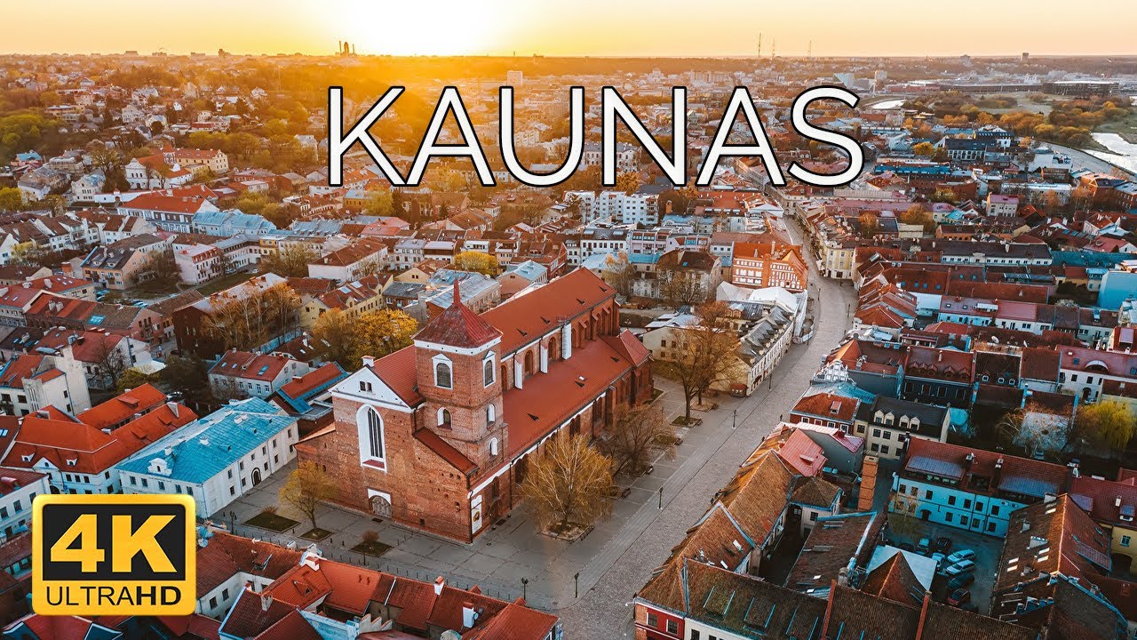 Kaunas, Lithuania π±πΉ in Stunning 4K Drone Footage