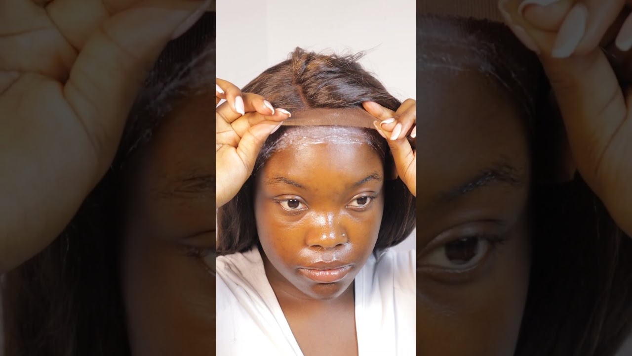 First Time Installing a Synthetic Wig 👩‍🦱