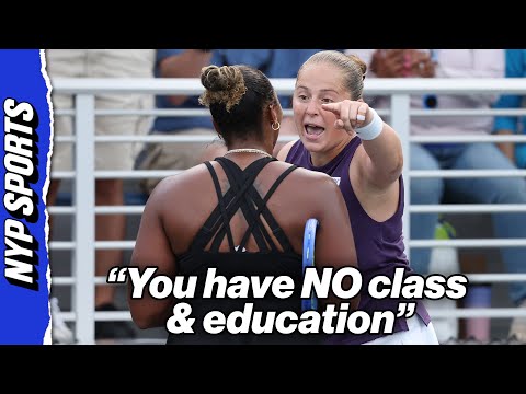 Taylor Townsend gets into fiery US Open post-match moment with Jelena Ostapenko