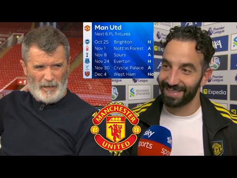 Ruben Amorim Interview After Beating Arne Slot😱 Kelly Roy Keane & Carragher Debate About Man United