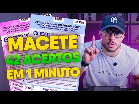 MÉTODO SECRETO: 42 ACERTOS em MATÉMATICA no ENEM em 1 MINUTO!