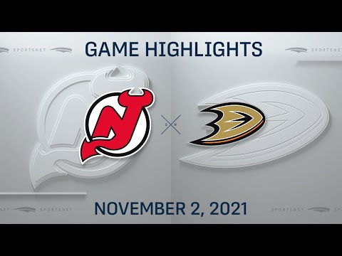 NHL Highlights | Devils vs. Ducks - Nov. 2, 2021