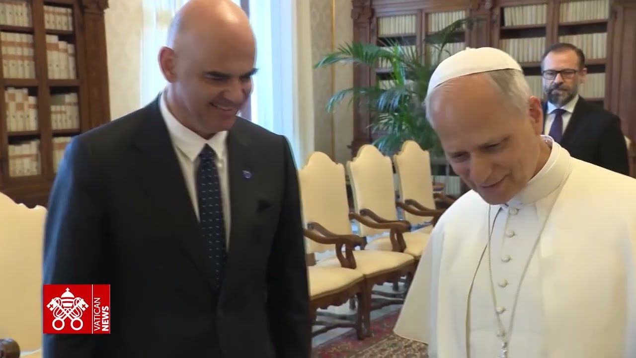 Papst Leo XIV. empfängt Alain Berset am 17. Juni 2025