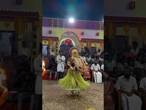 Rishab Shetty and family Seeking blessing from Panjurli Daiva at Barebail #kantara #rishabhshetty