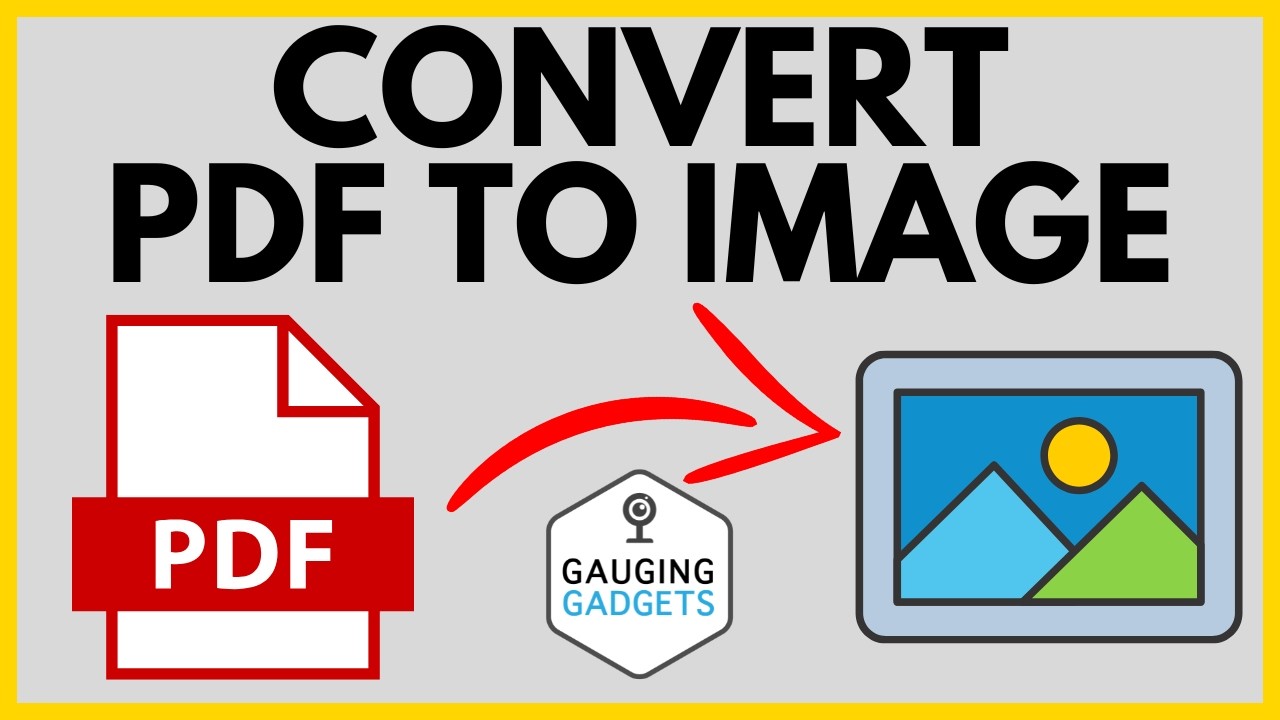 Easiest Way to Convert PDF to PNG or JPG 📄➡️🖼️