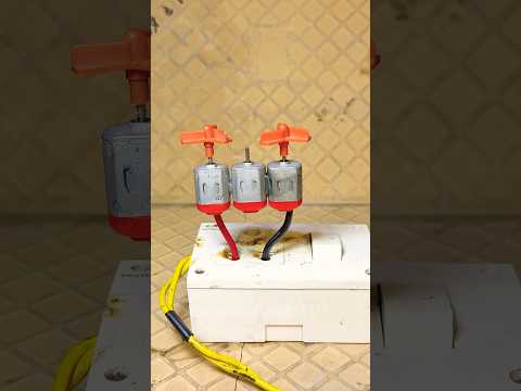 What will happen when 3 volts run the motor on 220V #electrical #experiment #science
