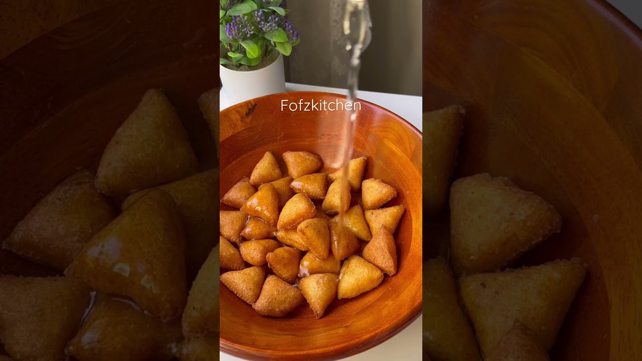 مثلثات السميد: حلويات مميزة لشهر رمضان