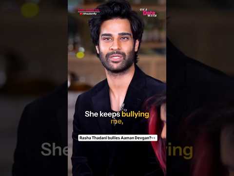 Aaman Devgan's Adorable Bond With Rasha Thadani! | Hauterrfly #shorts #azaad #bollywood