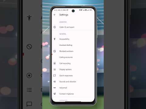 Call Settings | incoming calls settings | Call Settings in redmi mobile #shorts