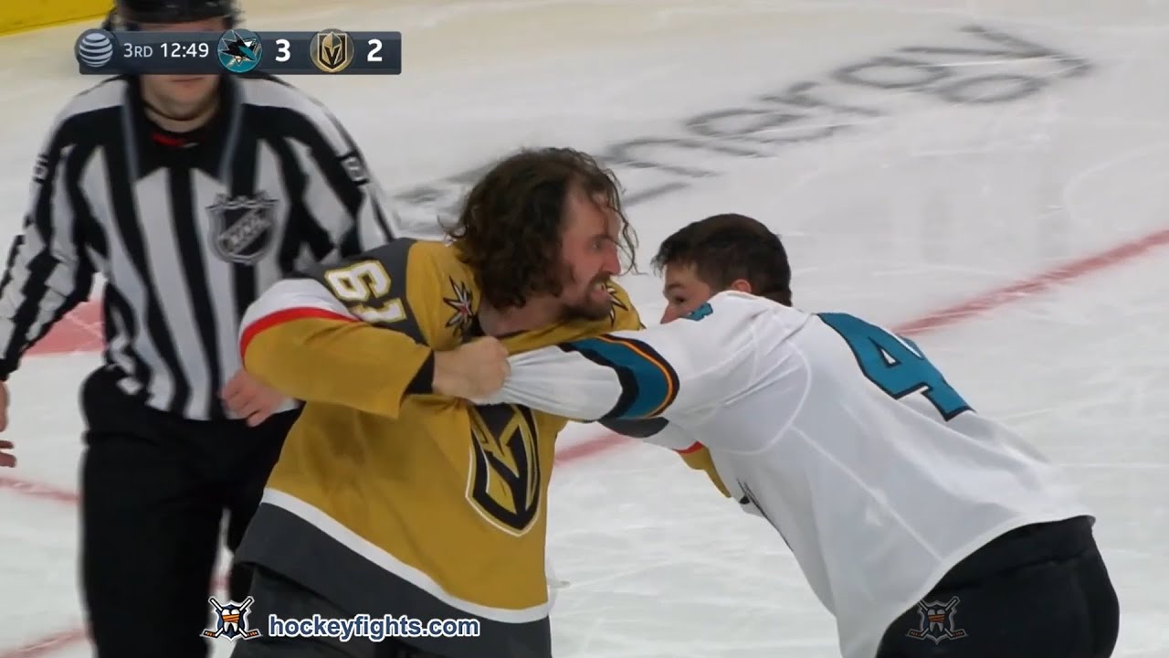 Hertl vs Stone - Sharks vs Golden Knights (Mar 17, 2021)