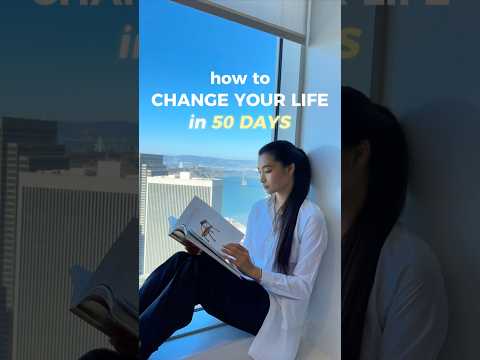 How to Change Your Life in 50 Days 💫 #selfimprovement #studytips #studywithme #college#productivity