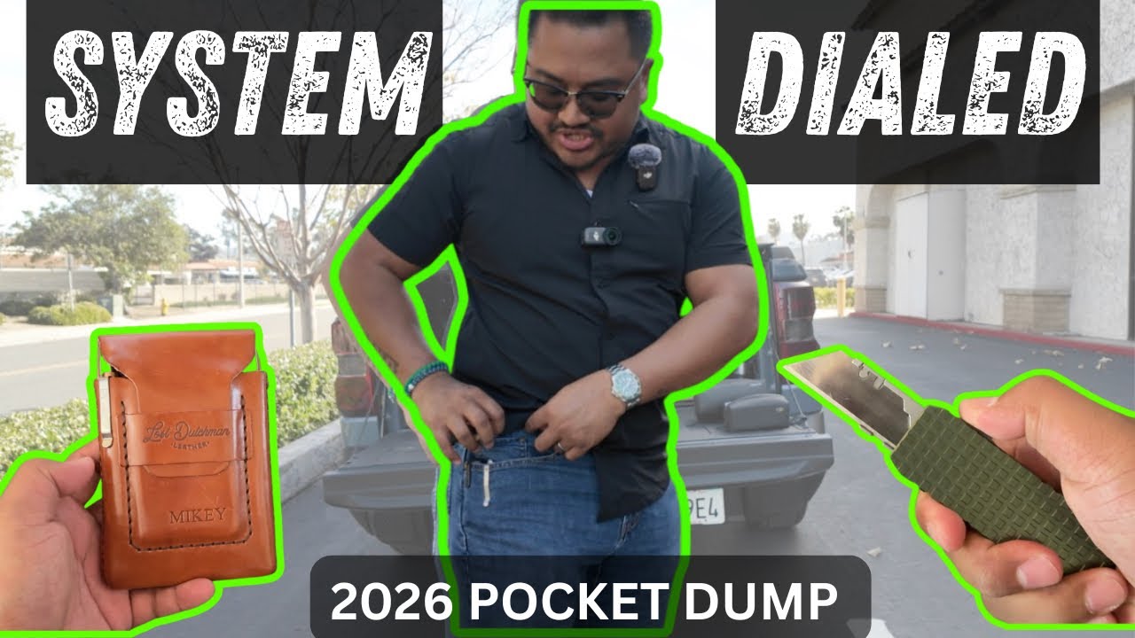 My 2026 EDC Setup & Pocket Dump 🔧