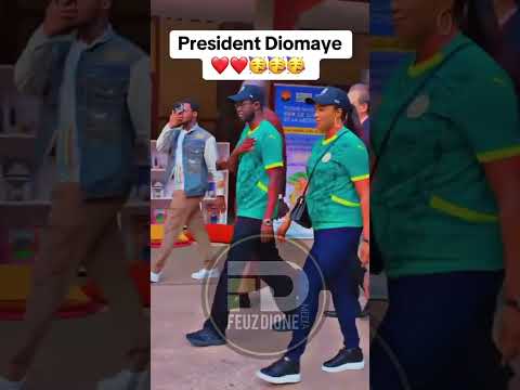 L'arrivée du Président Bassirou Diomaye Faye et Sa Femme Abssa Faye au Match Sénégal vs Mauritanie