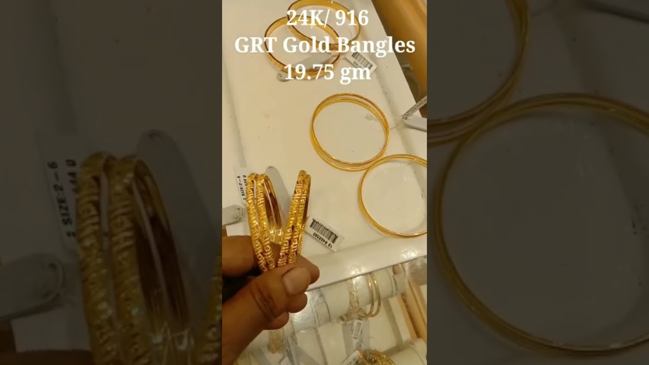 GRT Gold & Platinum Bangles 🌟