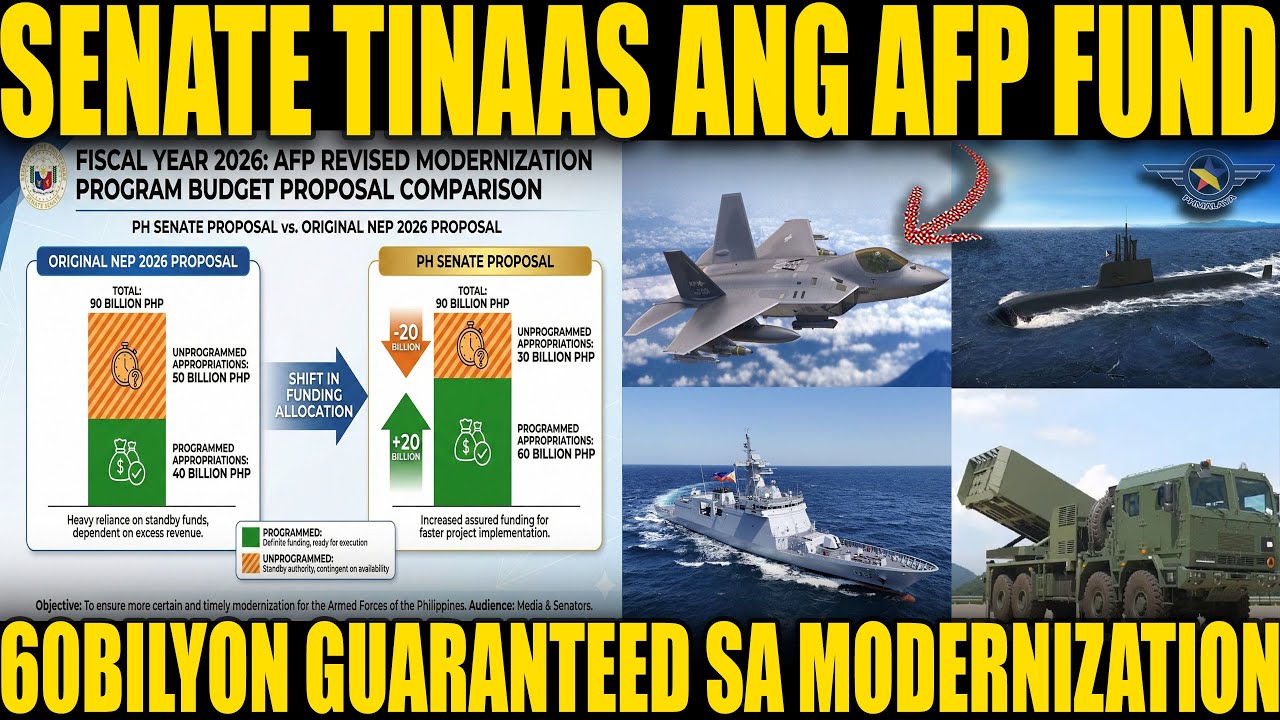 AFP Modernization Funds Boosted to ₱60B for 2026 🇵🇭