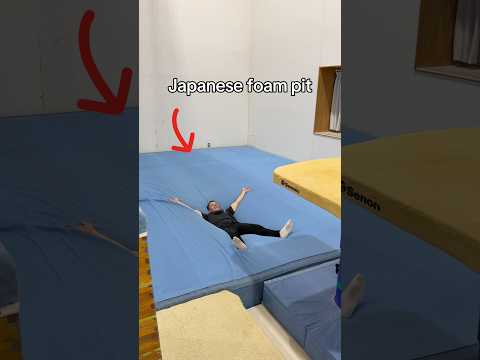 The softest mat I’ve EVER felt! 😳 #gymnastics #gymnast #sports #olympics #olympic #japan #japanese