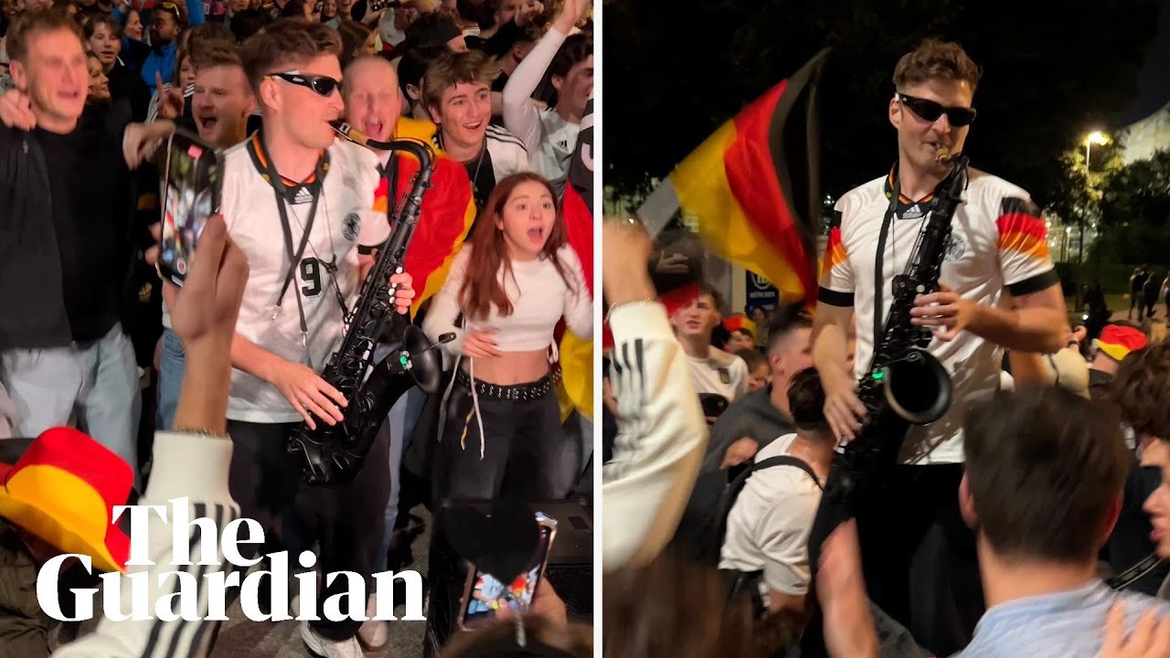 Germany Fan Dazzles Euro 2024 with Saxophone 🎷