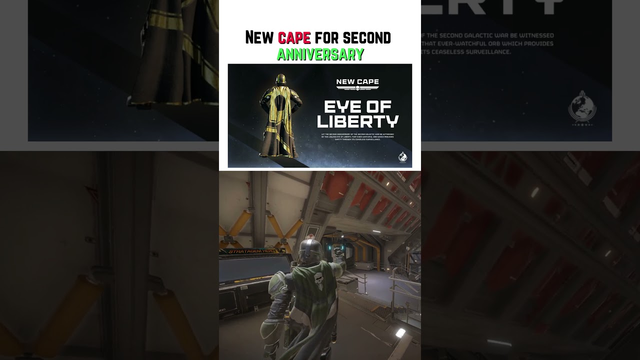 Yes.. New Cape For 2nd Anniversary Coming Soon - Helldivers 2