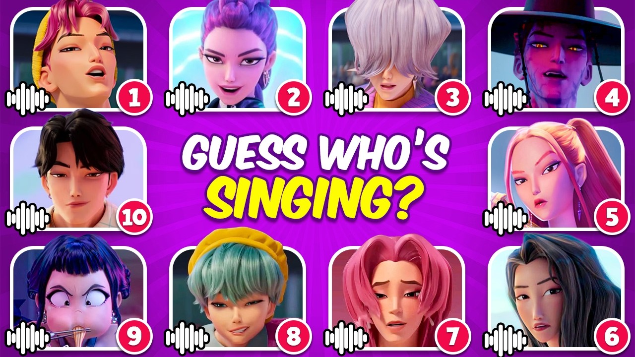 Can You Guess the KPop Demon Hunters Character in the 2025 Netflix Movie? 🎶🔥