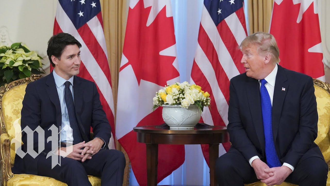 Trump Meets Trudeau at NATO Summit 🇺🇸🇨🇦