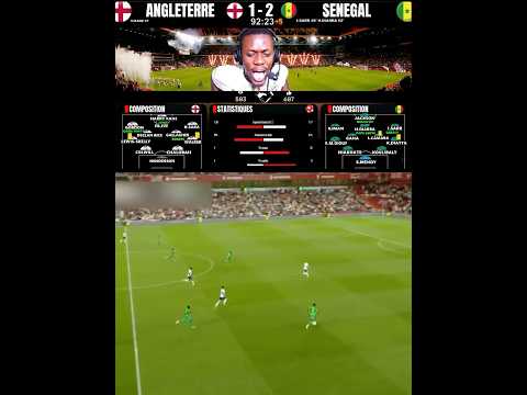 LE SÉNÉGAL PREND SA REVANCHE : 3-1 CONTRE L’ANGLETERRE ! #sénégal #england #senegal