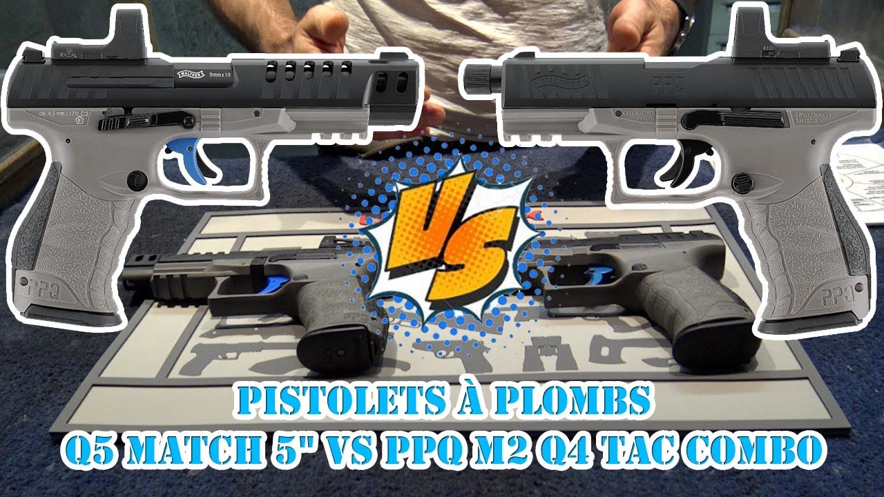 Comparatif : Walther Q5 Match 5
