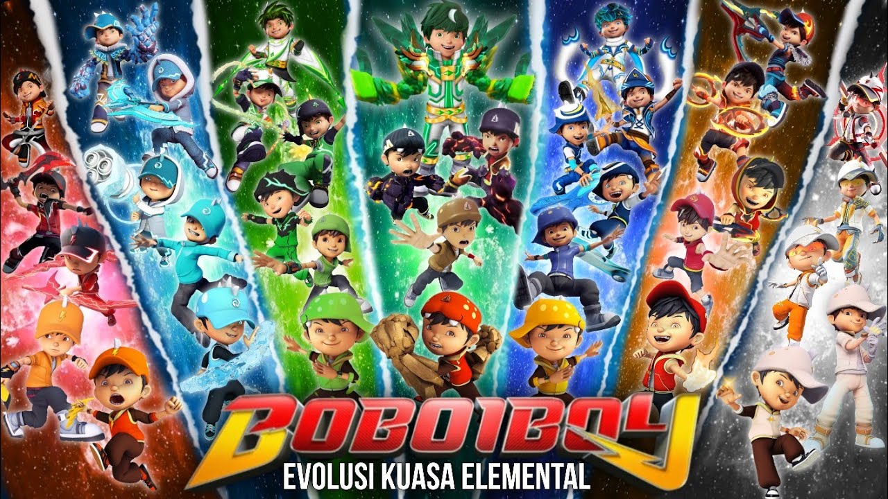 Evolusi BoBoiBoy: Tahap 1, 2, 3 & Fusion Elemental π