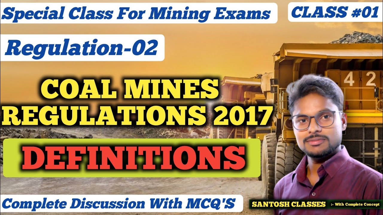 CMR 2017 Regulation 02 Definitions - Class 01 📚