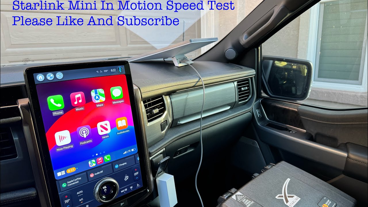Starlink Mini in Motion Speed Test 🚗