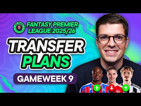 MY FPL GW9 TRANSFER PLANS! 📝 Mateta or Woltemade IN? ⚽ | Fantasy Premier League Tips 2025/26