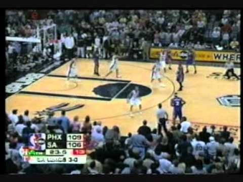 Amare Stoudemire clutch block on Tim Duncan WCF 2005