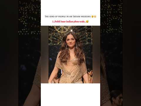 Types of people in wedding #bollywood #wedding #glamour #trending #manishmalhotra #shorts