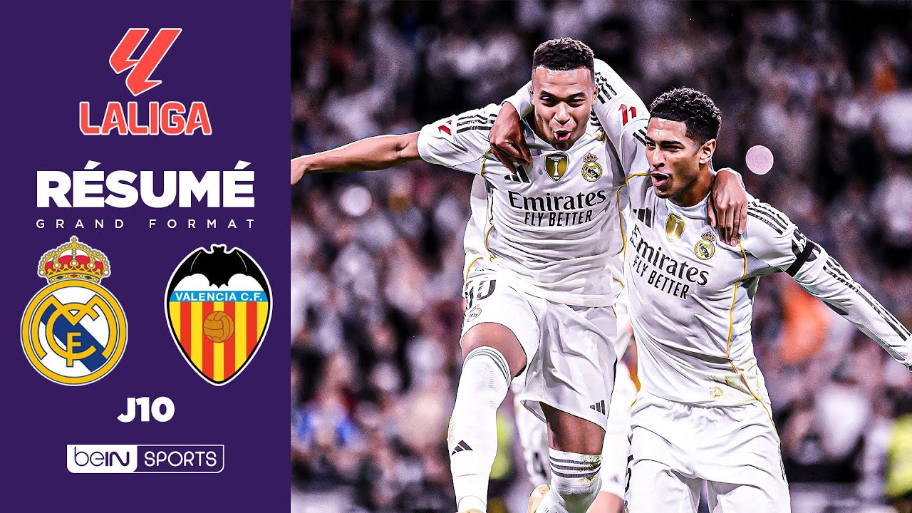 Real Madrid Dominate Valence 4-0 with Mbappé's Double & Stunning Goals ⚽