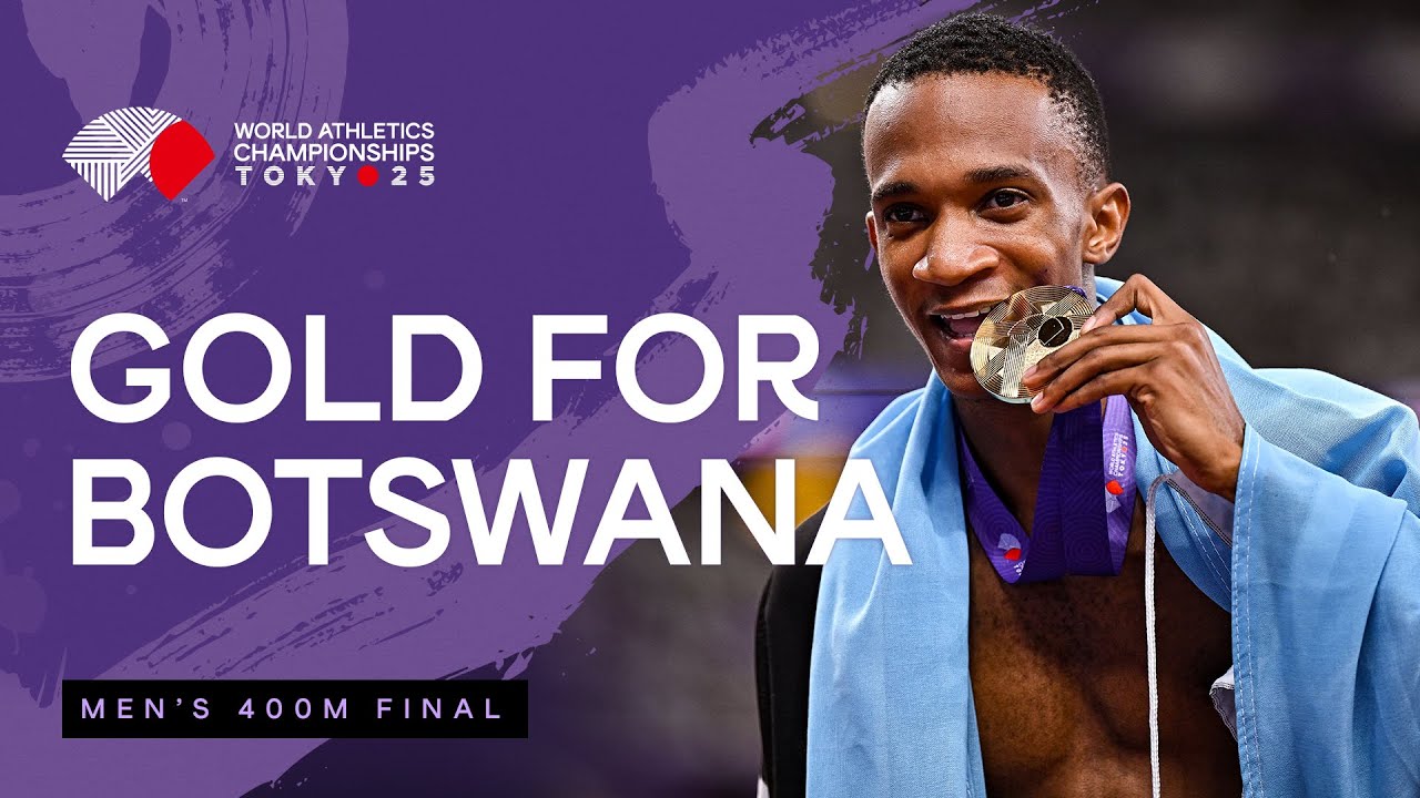 Kebpinatshipi Wins 400m Gold with 43.53s at Tokyo 25 🥇