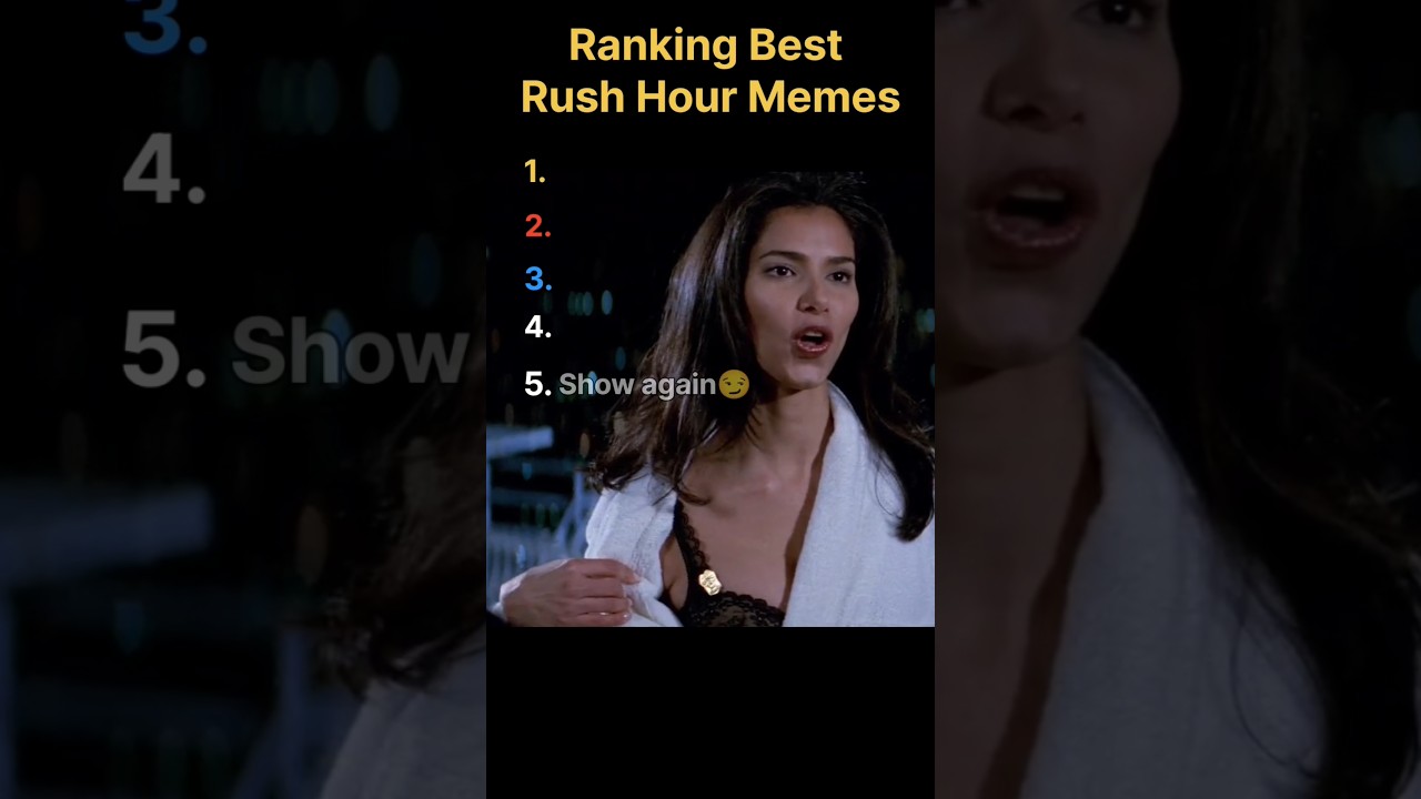 Top Rush Hour Memes That Will Make You Laugh Out Loud 🚗