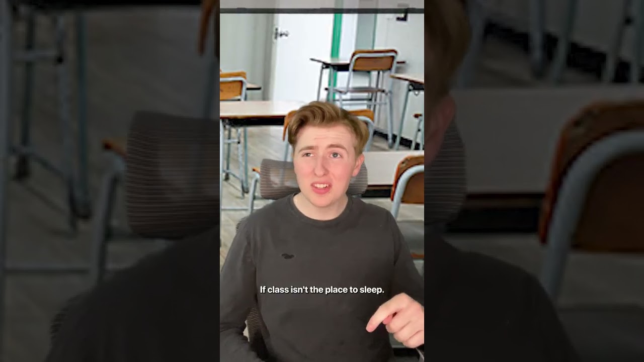 Teacher Catches Student Napping in Class π΄