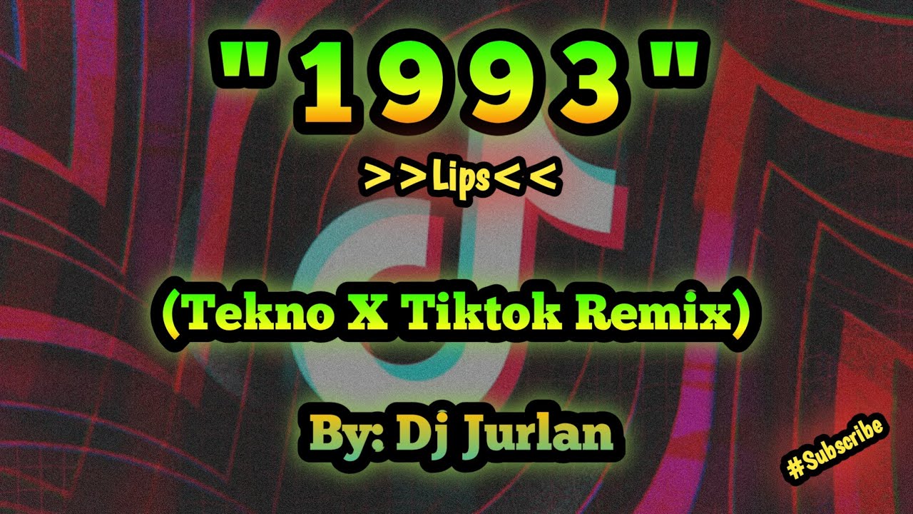 1993 (Tekno Remix) | TikTok Disco Trend 🎶
