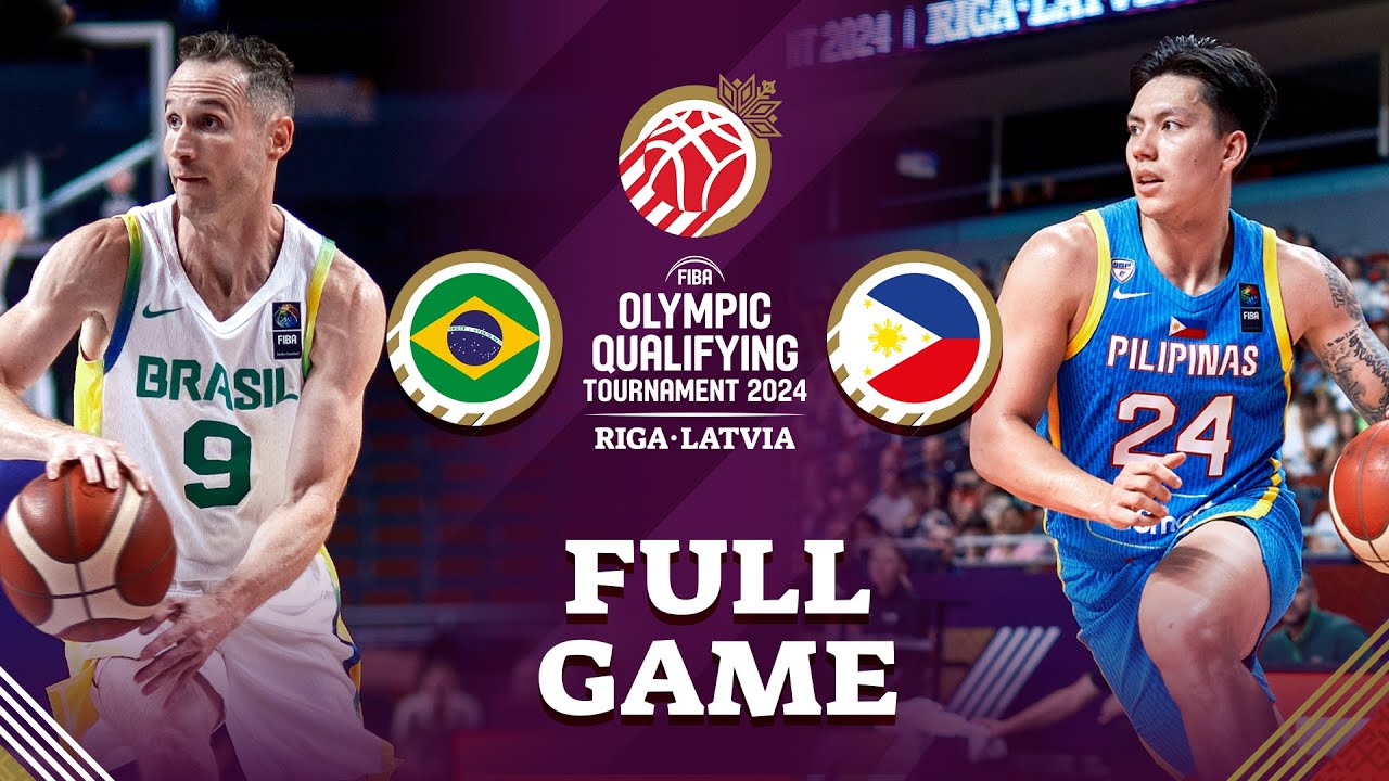 Brazil vs Philippines | FIBA Olympic Qualifiers 2024 π