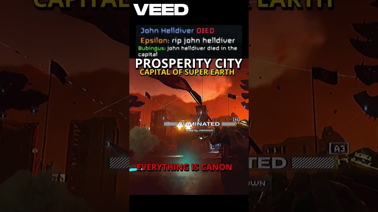 John Helldiver Dies Protecting the Capital of Super Earth