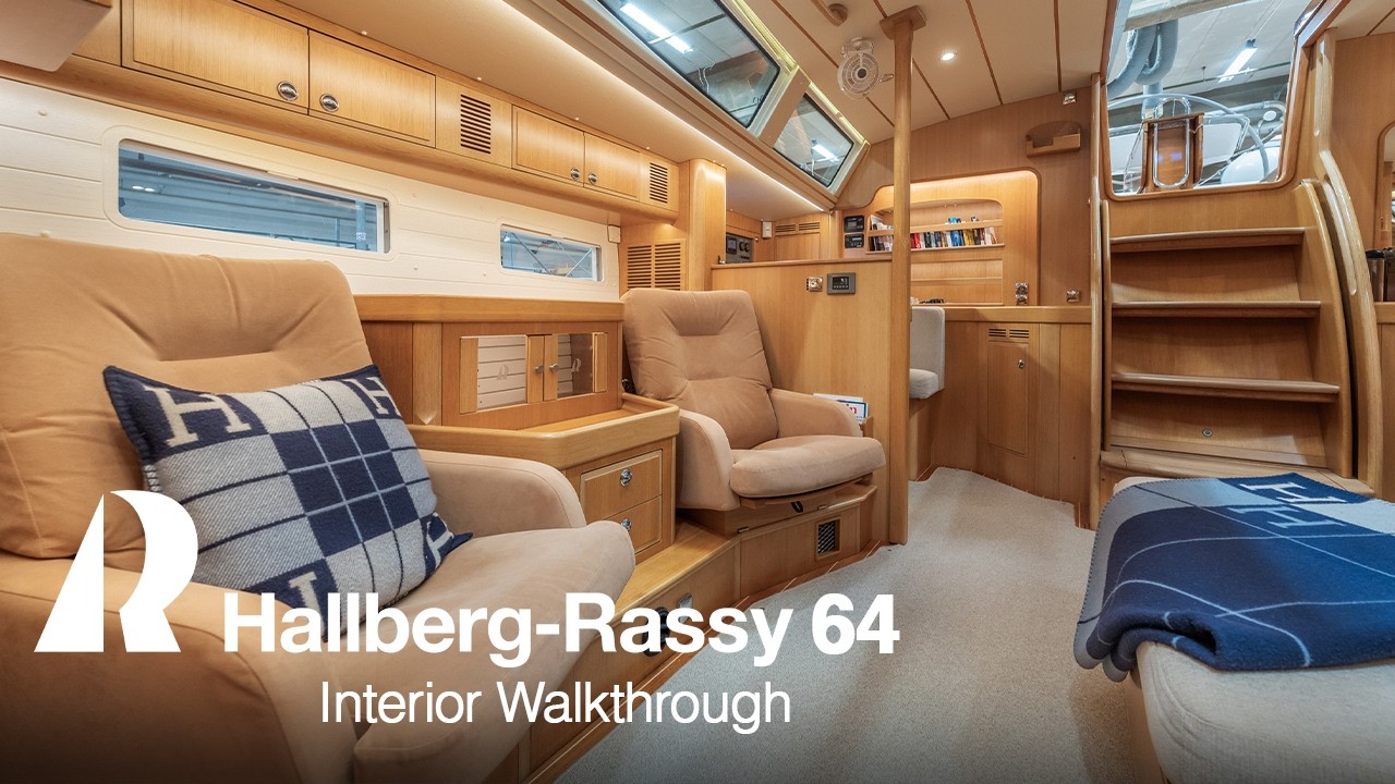 Explore the Luxurious Pre-Owned Hallberg-Rassy 64 – Perfect for World Cruising 🌊