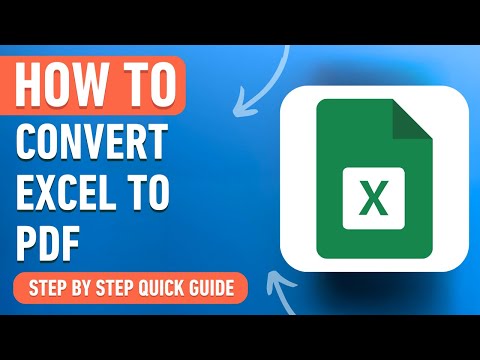 How to Convert Excel to PDF (Easy Tutorial)