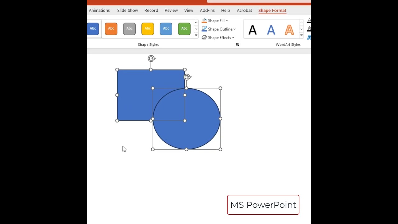 Merge Shapes in PowerPoint