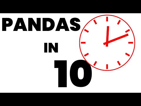 Learn Pandas in 10 Minutes: A Quick Guide for Data Science
